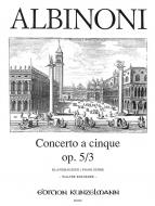 Concerto à cinque D-dur op. 5/3 