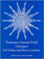 4 Sonaten für Violine und Bc. 