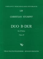 Duett B-dur op. 15 