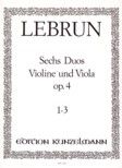 6 Duos op. 4 Heft 1 