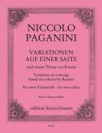 Variationen auf einer Saite für 2 Violoncelli 