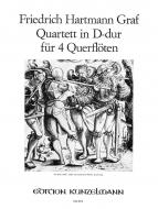 Quartett in D-dur für 4 Querflöten 