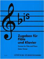 bis - Zugaben für Flöte und Klavier 