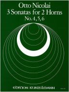 3 Sonaten für 2 Hörner 2 