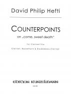 Counterpoints on 'Come sweet death' 