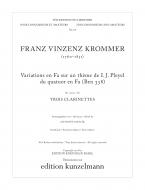 Variationen (Pleyel) für 3 Klarinetten 