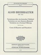 Variationen für Bassetthorn und Klavier 