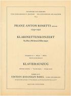 Konzert Es-dur für Klarinette, Ausg. Kneusslin 