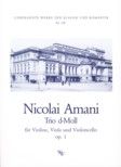 Trio op. 1 für Violine, Viola und Violoncello 