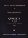 Streichquartett Nr. 1, D-dur 
