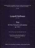 Trio op. 1/3 für Viola, Violoncello und Bass 