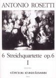 6 Streichquartette op. 6, Heft 1 