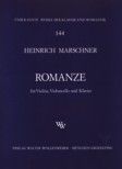 Marschner, H., Romanze für Violine, Violoncello und Klavier 