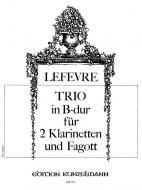 Trio B-dur für 2 Klarinetten und Fagott 