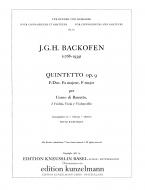 Quintett op. 9 