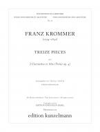 13 Stücke op. 47 für 2 Klarinetten und Viola 