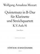 Quintensatz B-dur KV Anhang 91 