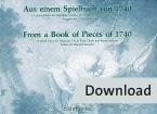 Aus einem Spielbuch von 1740 Download
