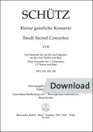 Kleine geistliche Konzerte Heft 17 Download