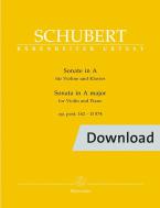 Sonate für Violine und Klavier D 574 op. post.162 Download