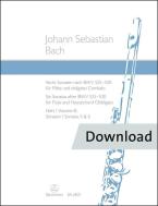 6 Sonaten nach BWV 525-530 3 Download