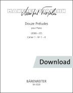 Douze Préludes pour Piano Cahier 1 