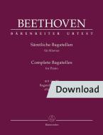 Sämtliche Bagatellen für Klavier Download