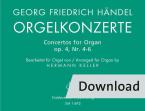 Orgelkonzerte Heft 2 op. 4 Download
