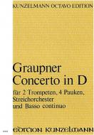 Concerto für 2 Clarini (Trompeten), 4 Pauken, Streicher und Bc. 