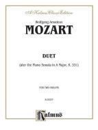Duet (After The Piano Sonata In A Major, K. 331) Download