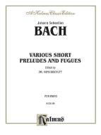 III. A Little Fugue in C Minor in two voices 