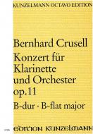 Konzert B-Dur op. 11 für Klarinette und Orchester 