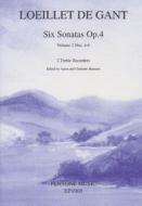 Six Sonatas op. 4, Vol. 2 