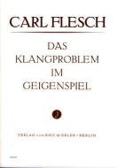 Das Klangproblem im Geigenspiel 