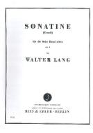 Sonatine für die linke Hand op. 4 