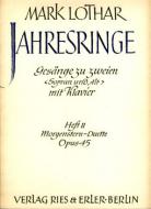 Jahresringe, Heft II, op. 45 (Morgenstern-Duette) 