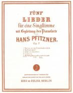 Wie Frühlingsahnug op. 7 