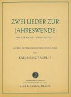 2 Lieder zur Jahreswende 