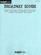 Budgetbooks: Broadway Songs 
