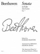 Piano Sonata in E Flat, Op. 7 