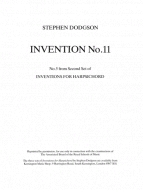 Invention For Harpsichord No. 11 