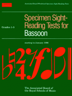 Specimen Sight-Reading Tests For Bassoon, Grades 1-5 