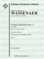 VI Concerti Armonici: Concertino No. 2 in G, IUW 3 (Concerto Armonico in G; spuriously attributed to Ricciotti) 
