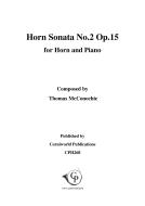 Horn Sonata No. 2 op. 15 