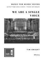 We are a single voice 