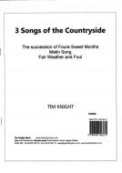 Three Songs of the Countryside 