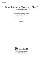 Brandenburg Concerto No. 3 for String Quartet 