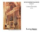 Seven (Sept) Improvisations, op. 150 