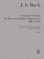 Sonate h-Moll für Flöte und Cembalo BWV 1030 