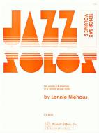 Jazz Solos for Tenor Sax Vol. 2 
